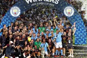 Manchester City venci por los penales a Sevilla y se coron campen de la Supercopa de Europa