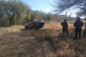 Vuelco sobre Ruta Nacional n 38: no hay heridos de gravedad