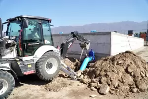 ltima etapa de la obra Acueducto y Cisterna Valle Chico