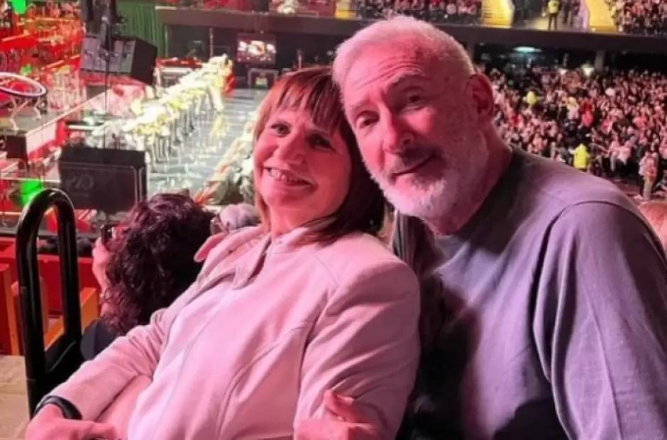 Patricia Bullrich junto a su esposo Guillermo Yango
