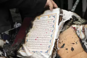 Hubo una nueva quema del Corn en Estocolmo y temen que haya atentados