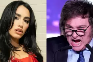 Lali dio un show en Espaa y la recibieron con un cartel sobre su polmica con Milei