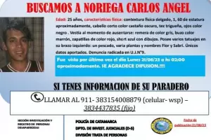 Intensa bsqueda de Carlos ngel Noriega