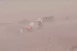 El viento zonda sigue afectando fuerte a Fiambal