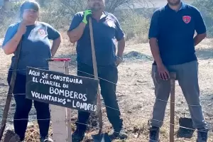 Bomberos Voluntarios de Londres ya tienen terreno para la construcci�n de su sede