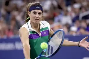 Gabriela Sabatini volvi a exponer su talento en el Partido de las Estrellas del US Open y cautiv al pblico
