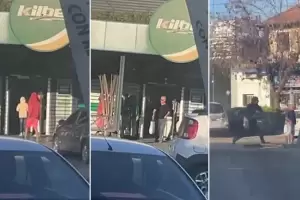 Detuvieron a ocho personas por intentar saquear un supermercado
