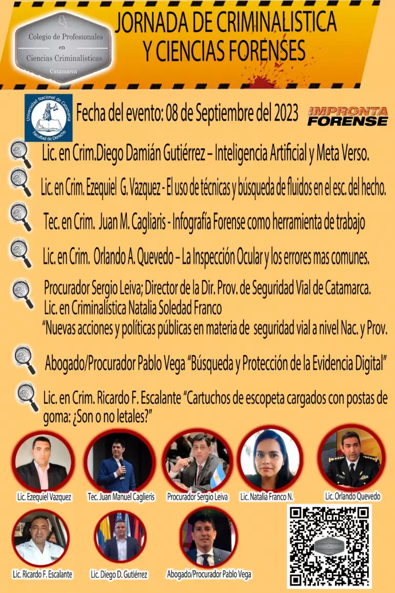 Jornada Nacional de Criminalstica y Ciencias Forenses