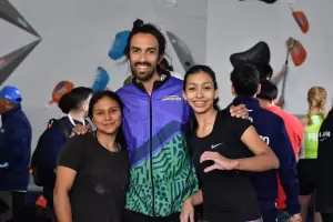 Juegos Evita Urbanos: buena experiencia de los chicos en escalada