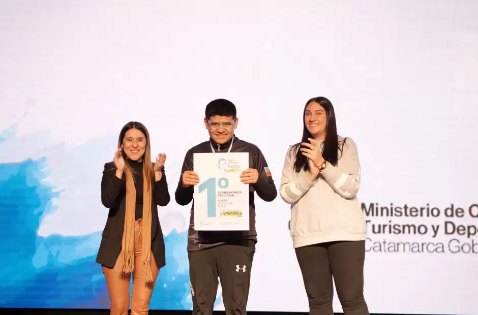 Bautista y el aplauso merecido /Foto Ministerio de Cultura, Turismo y Deportes