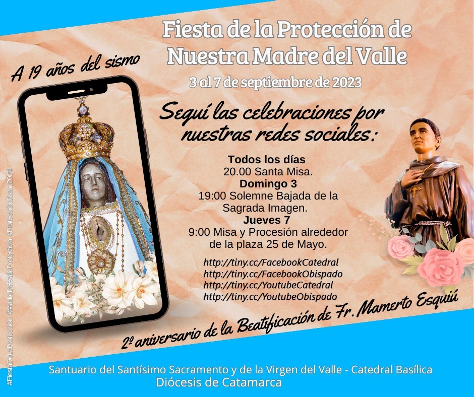 Las celebraciones en honor a la Virgen del Valle se transmitirán en ...