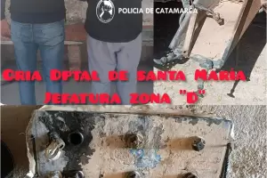 Increble: robaron una bateria de camin en una moto