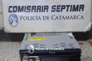 Robo un est�reo, se dio a la fuga pero termin� aprehendido