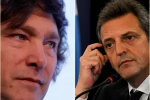 Milei fue contra  Massa por las crticas a la dolarizacin: "No ests al tanto de cmo funciona una economa abierta"