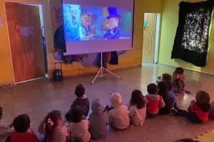 Nios de los Espacios de Primera Infancia disfrutaron de una jornada especial de cine