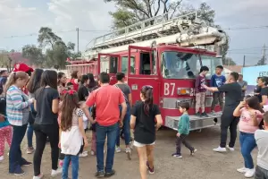 La Polica organiz un festejo por el Da de las Infancias