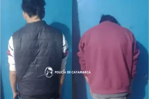 Aprehendieron a dos jvenes, secuestran una moto y celulares