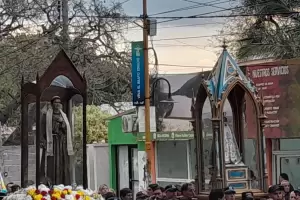 Segundo aniversario de la Beatificacin de Esqui: emotiva procesin en Piedra Blanca