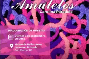 Carolina Paradela inaugura la muestra textil "Amuletos"