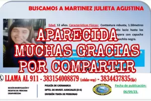 Tras un falso llamado de secuestro,  la polica encontr sana y salva a la pre adolescente que era intensamente buscada