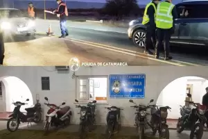 La Polica realiz importantes operativos de control vehicular en el valle central y en el interior