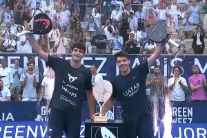 Campeones, otra vez: Cuarto ttulo consecutivo para Agustn Tapia y Arturo Coello