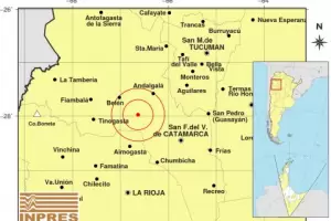 Sismo leve en Catamarca: fue a la madrugada
