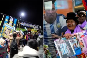 Locura total por Messi en Bolivia: corridas en el aeropuerto, caravana y gritos de �dale campe�n�