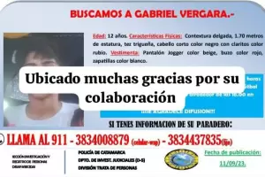 Ubicaron al menor de 12 aos que se haba ausentado en Valle Viejo