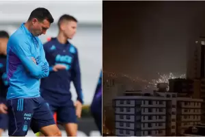 El mal momento que vivi la Seleccin argentina en plena madrugada boliviana