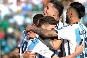 Sin Messi, Argentina gole a Bolivia y logr su mejor resultado histrico en altura