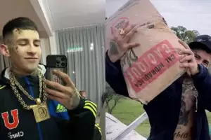 L-Gante trabaja en la construcci�n de su casa: "En una semana la tenemos"