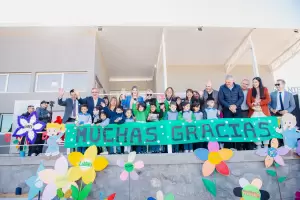 Se inaugur el nuevo edificio del JIN N16 de Pomn