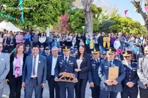 Por el 390 aniversario de la fundacin de Pomn, entregaron el Premio Puma 2023 a la Comisara Departamental