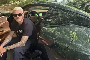 M�s que un auto, una nave espacial: Icardi sum� una espectacular joya a su garage de lujo