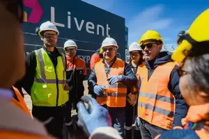 Jalil y Lamonthe recorrieron los proyectos de litio en El Salar del Hombre Muerto