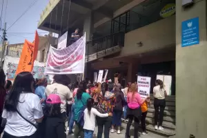 Marcha de organizaciones sociales en la previa de la definicin del sobreseimiento