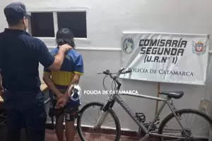 Rob una bicicleta y la polica lo puso tras las rejas