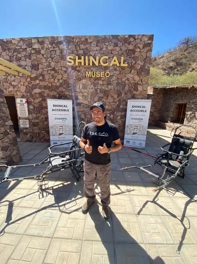Red de Turismo Accesible - primer sitio arqueolgico accesible para personas con discapacidad - El Shincal