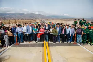 Se inaugur el puente sobre Ro El Campo en Aconquija