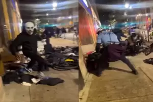 Saqueos masivos en Filadelfia: adolescentes enmascarados asaltaron comercios