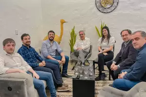 El Gobernador recibi a autoridades del Ministerio del Interior de la Nacin