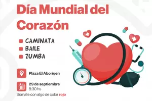 Da Mundial del Corazn: jueves de caminata en Valle Viejo