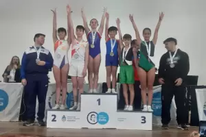Gimnasia deportiva en los Juegos Nacionales Evita: Catamarca gan la Copa General