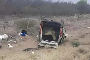 Brutal siniestro vial en la Ruta Provincial N33: Cuatro heridos fueron trasladados al Hospital San Juan Bautista