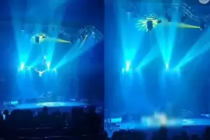 Video: Dos trapecistas argentinos se cayeron en pleno show desde 4 metros de altura