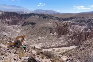 Dieron apertura a la traza del camino Campo el Saladillo