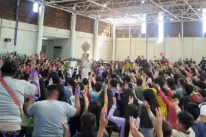 Alrededor de 800 nios vivieron  a pleno su encuentro diocesano