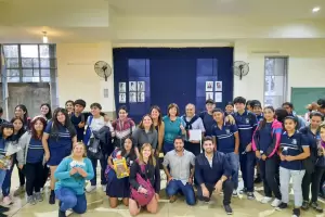 Da Nacional de la juventud: realizaron taller en la Secundaria Dr Ren Favaloro