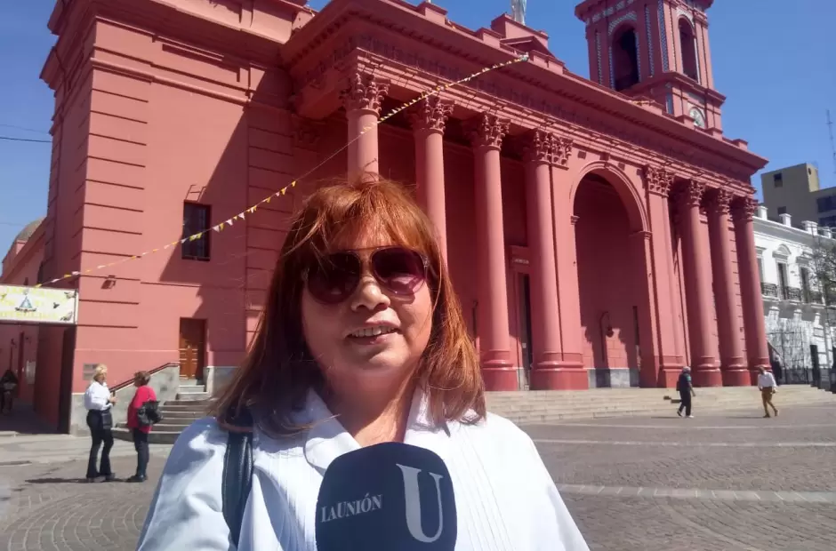 Ilda Ibarra, docente de la Escuela N998 Santa Luca de Siracusa